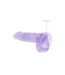 RealRock RealRock Transparante Dildo Met Zuignap En Realistische Ballen 17 cm