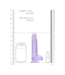 RealRock 17 cm Realistic Dildo with Balls - Body-Safe & Easy to Clean