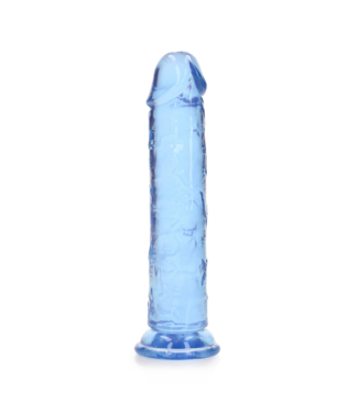 RealRock RealRock Crystal Transparante Dildo Met Zuignap 20x3,8 cm Veilig TPE