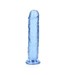 RealRock RealRock Crystal Transparante Dildo Met Zuignap 20x3,8 cm Veilig TPE