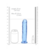 RealRock RealRock Crystal Transparante Dildo Met Zuignap 20x3,8 cm Veilig TPE