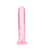 RealRock REALROCK Crystal Clear Dildo - 20 cm Suction Cup, Phthalate-Free Pleasure