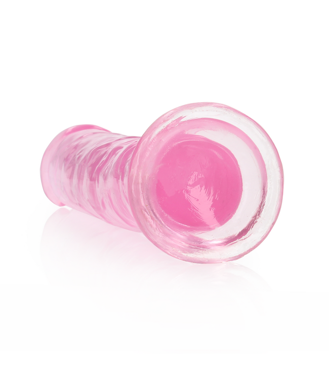 RealRock RealRock Transparante Dildo Met Zuignap 18 cm TPE Veilig Gebruik