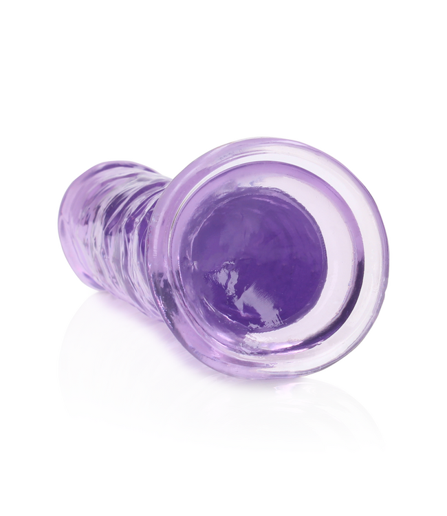 RealRock REALROCK Crystal Clear 5.5" Suction Cup Dildo - Safe & Versatile