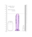 RealRock REALROCK Crystal Clear 5.5" Suction Cup Dildo - Safe & Versatile