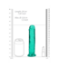RealRock RealRock Kristallklarer Dildo 20 cm mit Saugnapf – Phthalatfrei & sicher