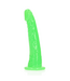 RealRock REALROCK Glow in the Dark Slim Dildo with Suction Cup - 17.5 cm