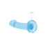 RealRock REALROCK Crystal Clear 17cm Dildo with Suction Cup - Safe & Stylish