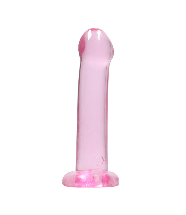 RealRock REALROCK Crystal Clear Non-Realistic Dildo with Suction Cup – 17 cm