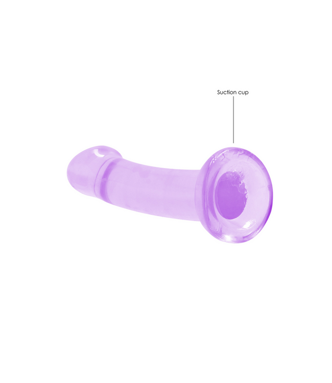 RealRock RealRock Crystal Clear Zuignap Dildo 17 cm Transparant Veilig Gebruik