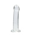 RealRock RealRock Transparante Non-Realistische Dildo Met Zuignap 17 cm