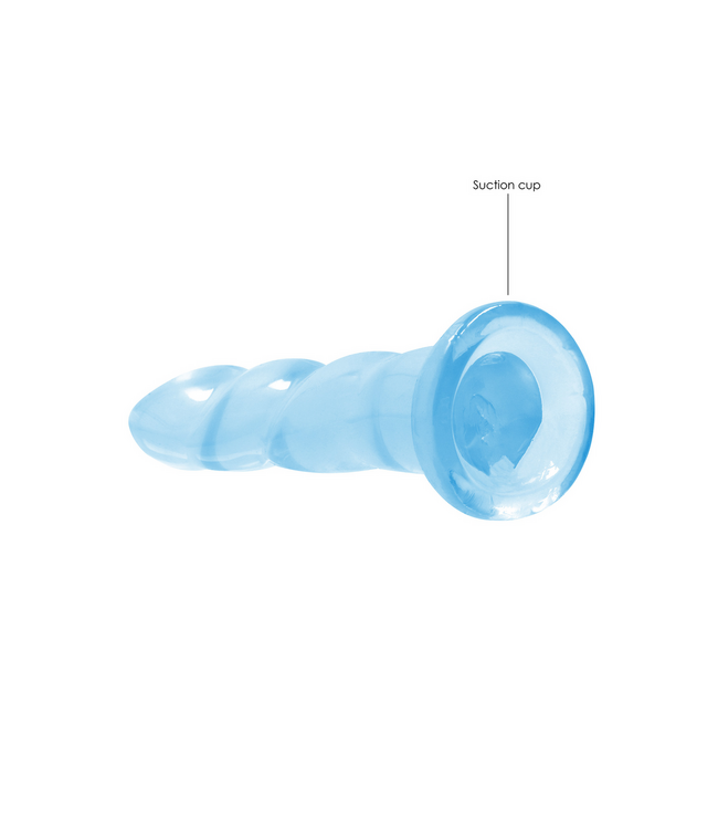RealRock REALROCK Crystal Clear Non-Realistic Dildo 18 cm with Suction Cup