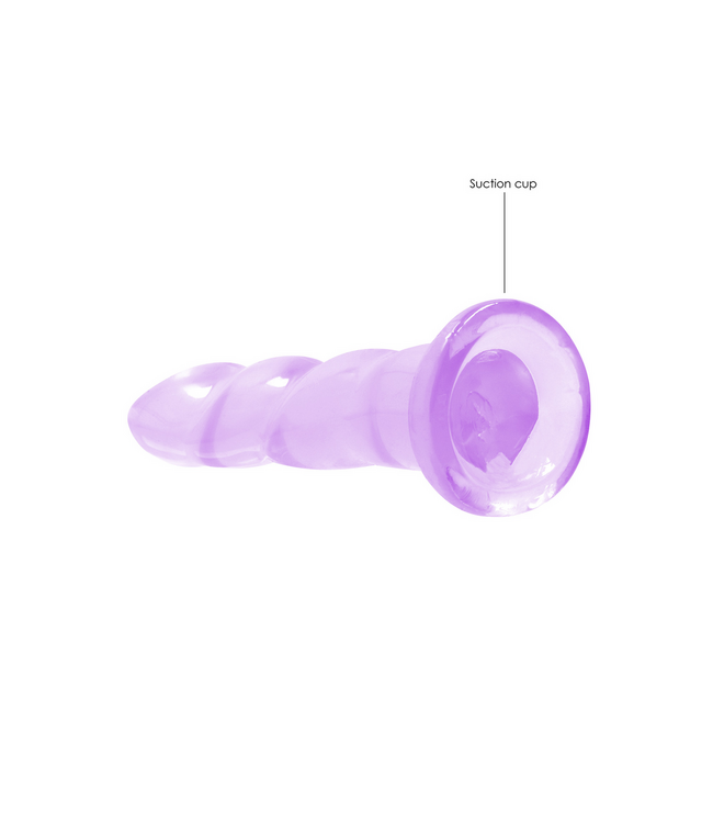 RealRock Kristallklarer Dildo 18 cm mit Saugnapf – Für unvergessliche Höhepunkte