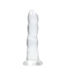 RealRock REALROCK CRYSTAL Dildo 18 cm - Transparent, phthalatfrei, mit Saugnapf