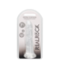RealRock REALROCK CRYSTAL Dildo 18 cm - Transparent, phthalatfrei, mit Saugnapf