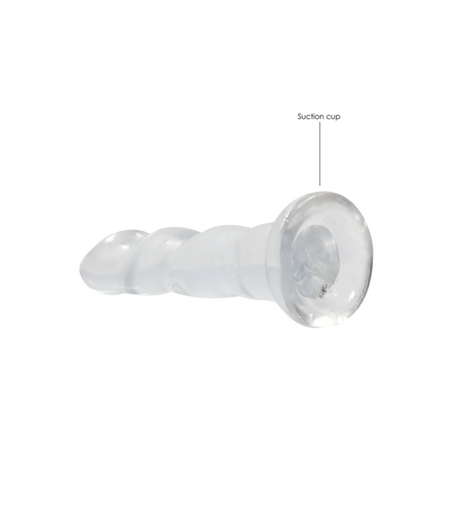 RealRock REALROCK Crystal Clear 18cm Non-Realistic Dildo with Suction Cup