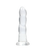 RealRock REALROCK CRYSTAL Dildo 18 cm - Transparent, phthalatfrei, mit Saugnapf