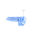 RealRock RealRock Crystal Clear 17cm Realistic Dildo with Suction Cup & Balls