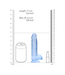RealRock RealRock Dildo 17 cm - Realistischer mit Saugnapf & Hoden, klar