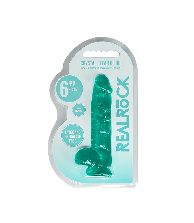 RealRock Lifelike 17cm Realistic Dildo with Balls - Safe & Easy to Clean
