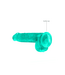 RealRock REALROCK Crystal Clear Dildo Met Zuignap En Realistische Ballen 17 cm