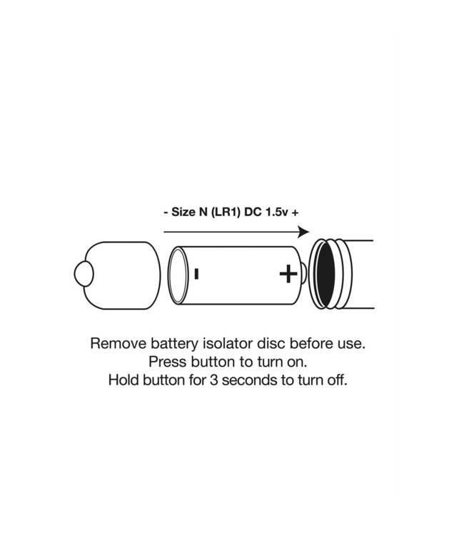 Rocks-Off Kraftvoller Vibro-Bullet 3,15/80 mm – Originaler Passion Pleaser