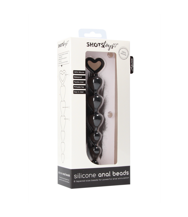 Shots Toys Soft Silicone Anal Beads - 17.5 cm for Safe & Comfortable Pleasure