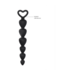 Shots Toys Zwarte Siliconen Anale Ketting 17,5 cm – Veilig & Comfortabel Gebruik