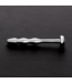 Steel by Shots Juwelen-Penisplug aus Edelstahl – 75 mm mit 3 Noppen und Juwel