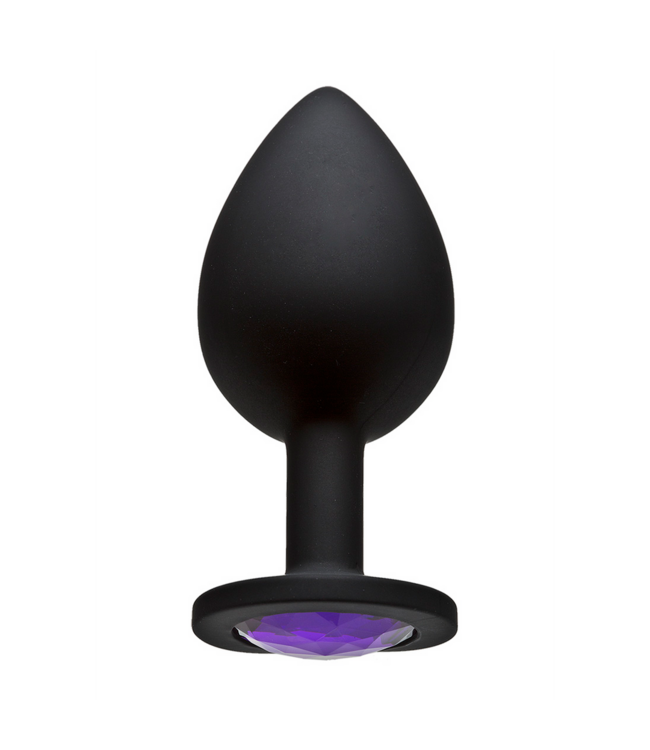 Doc Johnson Booty Bling Spade Butt Plug 9.5 cm - Chic & Safe Silicone Design