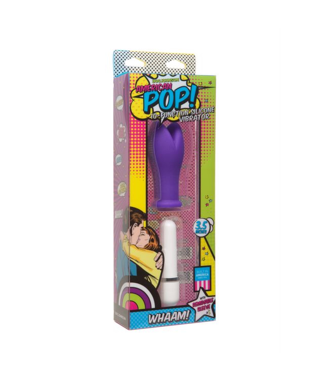 Doc Johnson Doc Johnson American Pop Raket Vibrator Met 10 Functies In Premium Siliconen