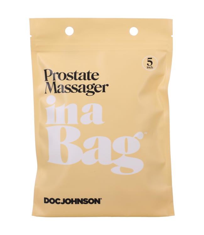 Doc Johnson Compact Black Prostate Massager - Precise P-Spot Stimulator