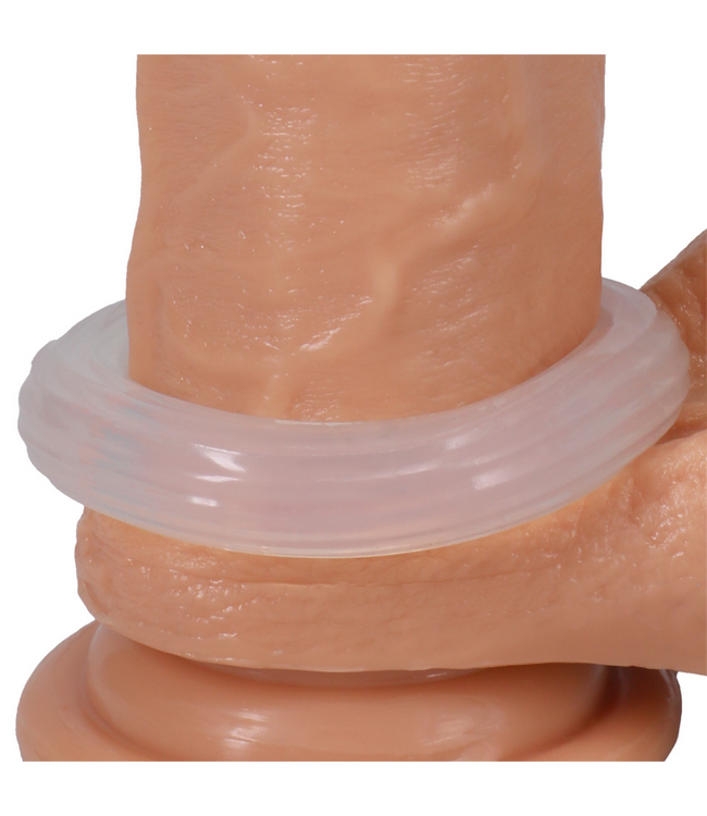 Doc Johnson Ribbed Donut Cock Ring – Ultimate Comfort & Intense Texture
