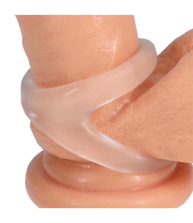Doc Johnson Dubbele Cockring Van TPE Voor Stevige En Comfortabele Erecties