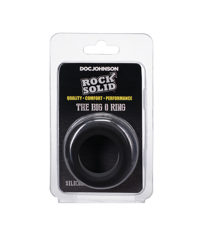Doc Johnson Rock Solid O-Vormige Siliconen Cockring Voor Vertraagde Ejaculatie En Stevige Erecties