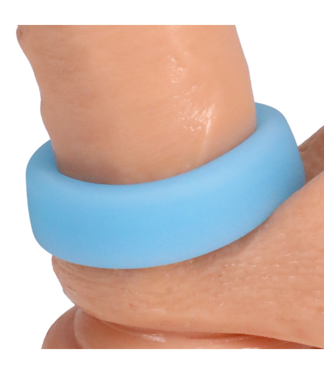 Doc Johnson Big O Glow-in-the-Dark Penis Ring for Comfort & Enhanced Pleasure
