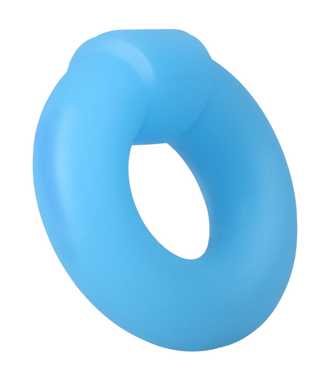 Doc Johnson Glow in the Dark Drukring Met Extra Knop Voor Ultiem Genot