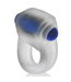 Hunkyjunk Hunkyjunk 360° Silicone Vibe Cockring Met Waterdichte Buzz Bullet IJsblauw