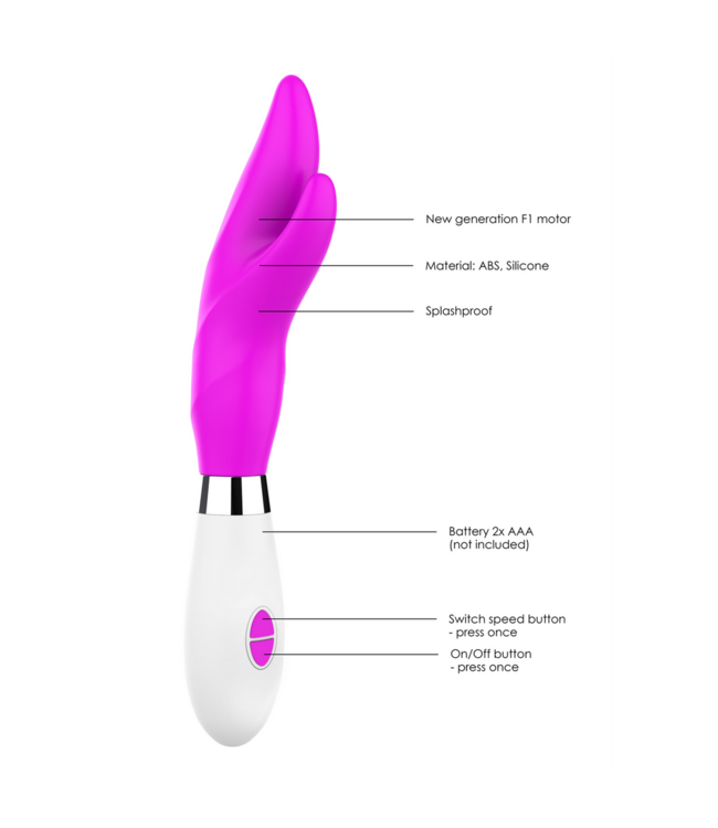 Luminous by Shots Luminous by Shots Clitoris Stimulator Vibrator Met 10 Snelheidsstanden En Krachtige Motor
