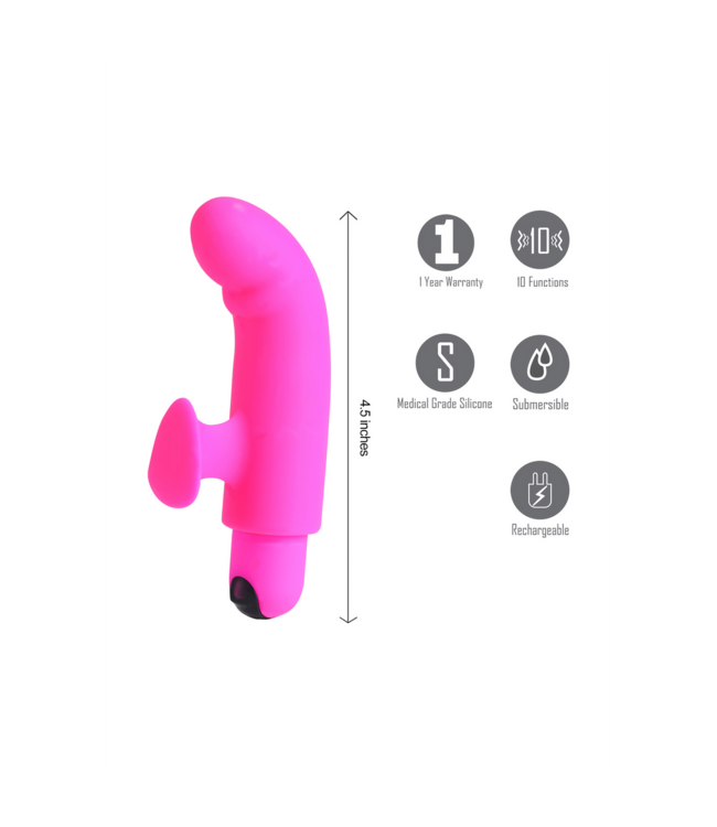 Maiatoys Sadie Rechargeable Finger Vibrator: 10 Vibrations, Safe Silicone
