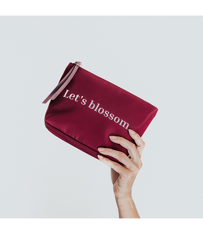 My Own Filo Let's Blossom Stylish Purple Toiletry Bag - Practical Travel Organizer