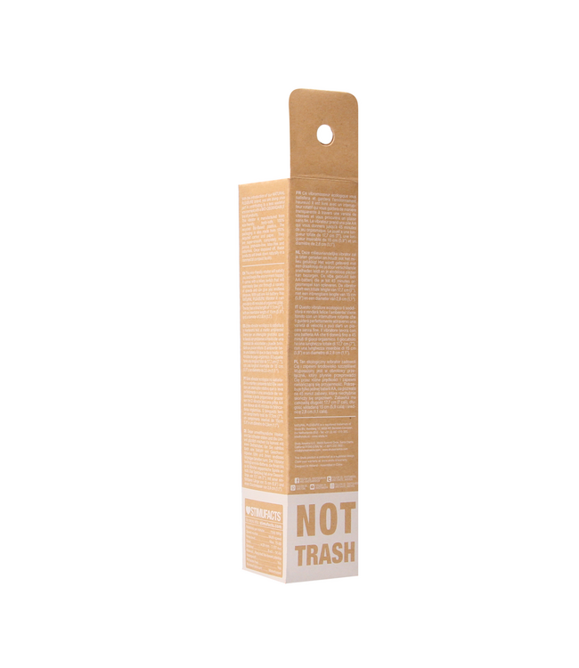 Natural Pleasure Natural Pleasure Biologisch Afbreekbare Vibrator 17,7 cm Van Gerecycled Materiaal