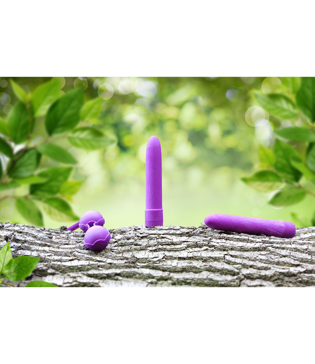 Natural Pleasure Natural Pleasure Eco Vibrator 14 cm Van Gerecycled Bio-Based Kunststof