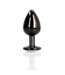 Ouch! Stylish Gunmetal Gemstone Butt Plug - 9.3 cm for Sensational Pleasure