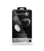 Ouch! Aluminium Juweel Butt Plug 9,3 cm Met Koel Metalen Oppervlak Gunmetal