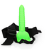 Ouch! Leuchtender Hollow Strap-On 9,9 cm – Verstellbar, gebogen & aufregend!