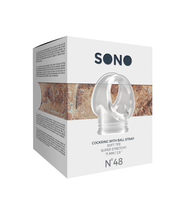 Sono No. 48 Cock Ring & Ball Strap | Ultimate Stiffness & Comfort