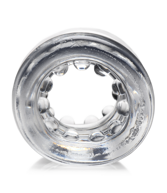 XR Brands Transparent Ball Stretcher - Comfortable Stacks for Enhanced Pleasure