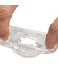 XR Brands Transparent Ball Stretcher - Comfortable Stacks for Enhanced Pleasure