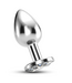 Crushious Crushious Transparante Anale Jewel Plug 8,5 cm Met Temperatuurspel